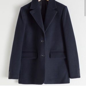 & Other Stories Oversized Wool Blazer